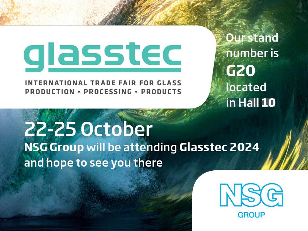 Die NSG Group stellt auf der Glasstec 2024 in Düsseldorf aus Presse